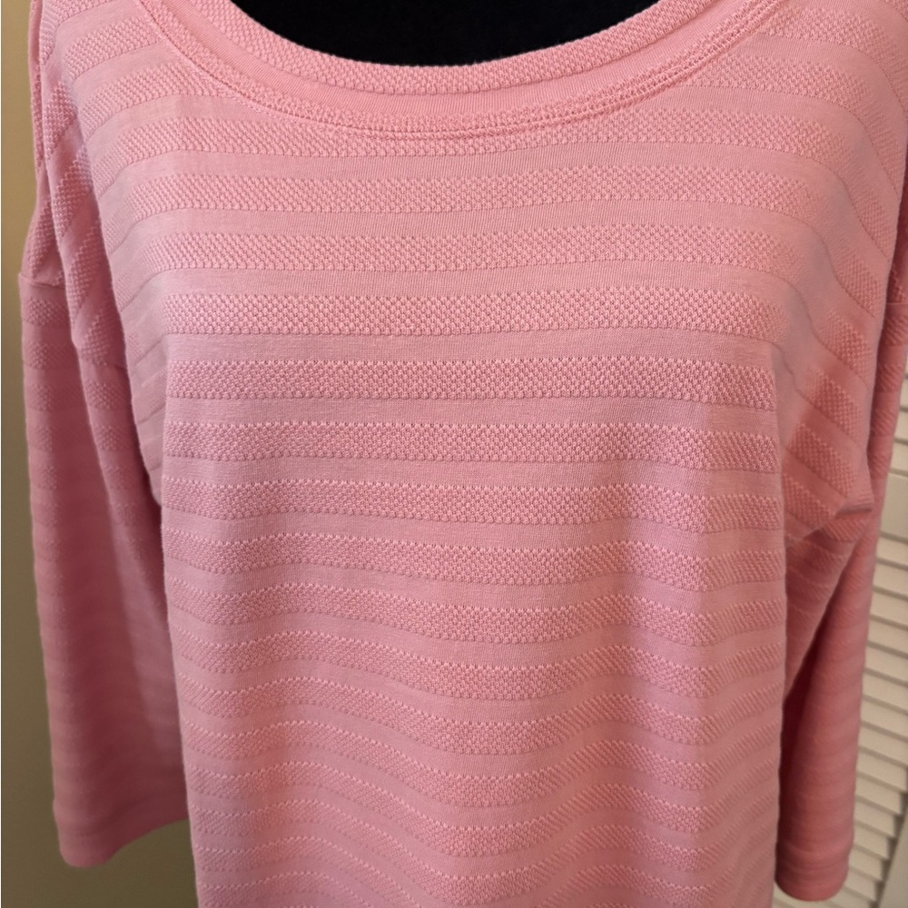 T by Talbots Pink Tunic Top
